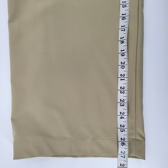 RLX Ralph Lauren Mens 42x27 Golf Pants Khaki Relaxed Fit Lightweight hemmed - Picture 9 of 10